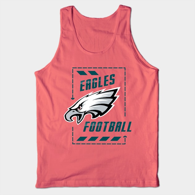 EAGLES FOOTBALL Tank Top by Aldyz